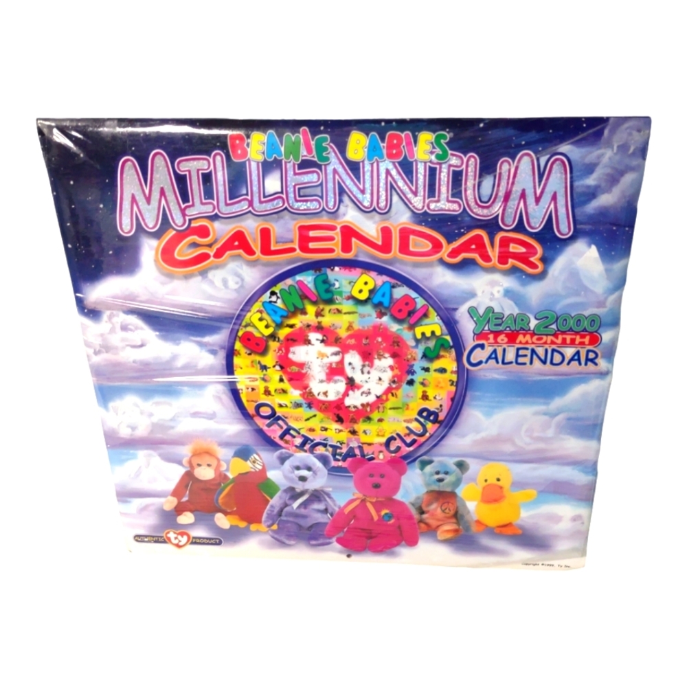 Vintage Beanie Babies Millennium 2000 Calendar